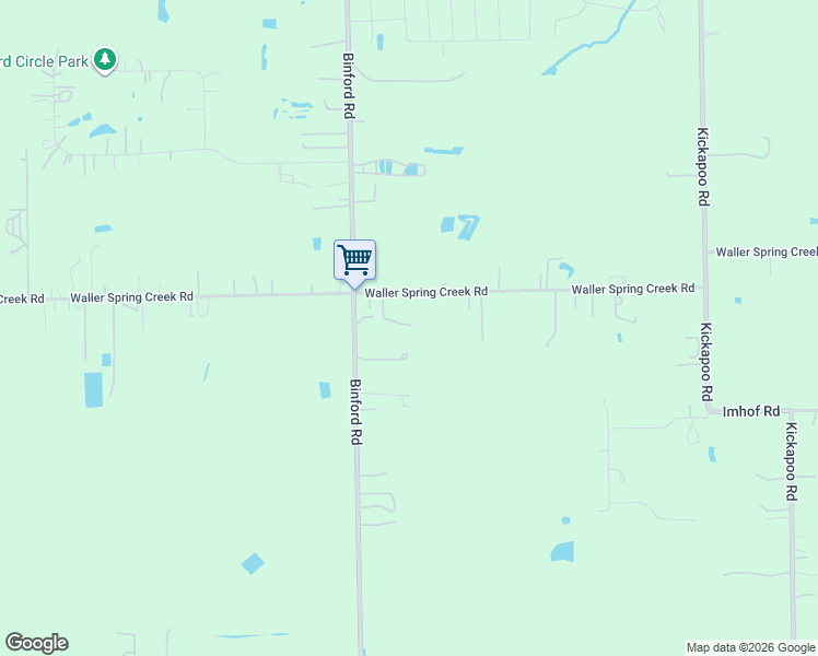 map of restaurants, bars, coffee shops, grocery stores, and more near 29913 Waller Spring Creek Road in Waller