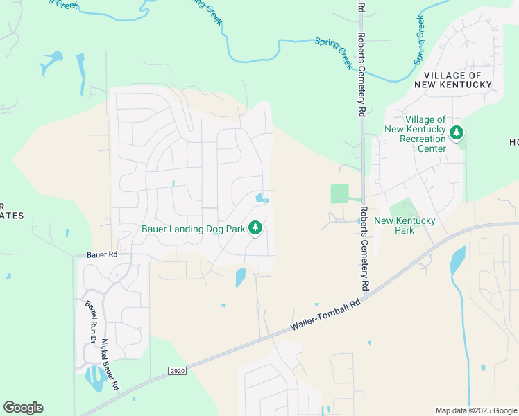 map of restaurants, bars, coffee shops, grocery stores, and more near 22023 Lost Lantern Drive in Hockley