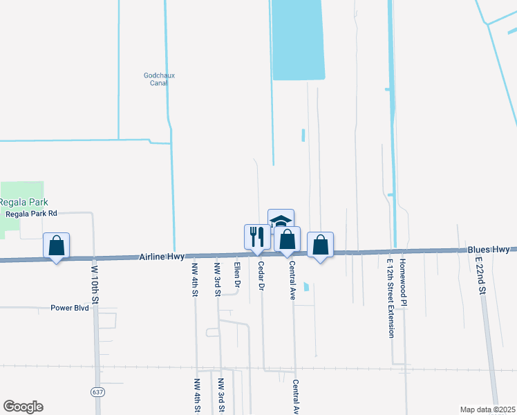 map of restaurants, bars, coffee shops, grocery stores, and more near 147 Goshen Lane in Reserve