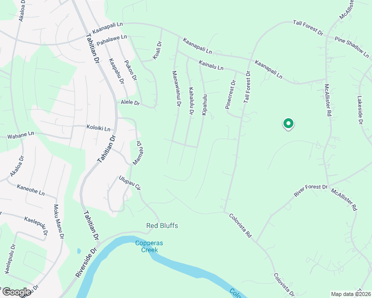 map of restaurants, bars, coffee shops, grocery stores, and more near 117 Nakalele Lane in Bastrop