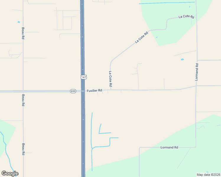 map of restaurants, bars, coffee shops, grocery stores, and more near 8404 Fusilier Road in Maurice