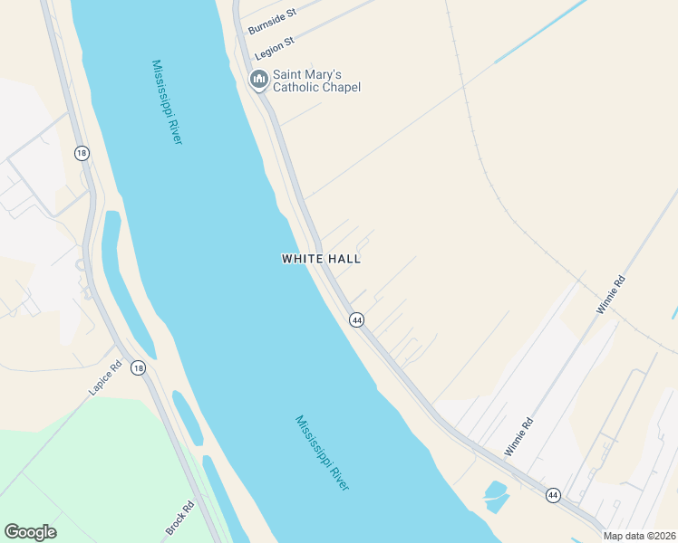 map of restaurants, bars, coffee shops, grocery stores, and more near 9112 Methodist Street in Convent