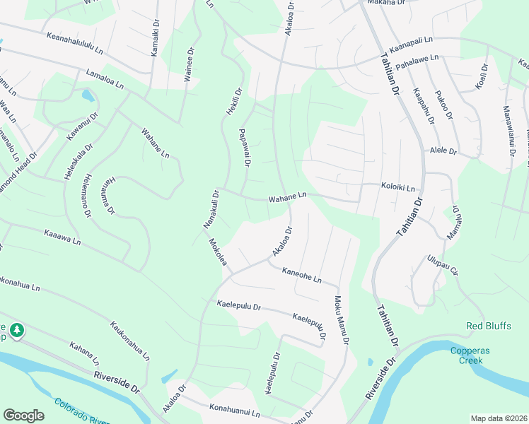 map of restaurants, bars, coffee shops, grocery stores, and more near 126 Keaau Court in Bastrop