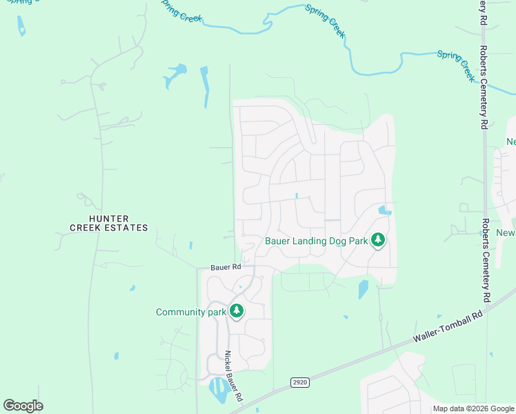 map of restaurants, bars, coffee shops, grocery stores, and more near 22723 Bauer Sky Drive in Hockley
