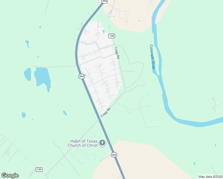 map of restaurants, bars, coffee shops, grocery stores, and more near 135 Axis Trail in Bastrop