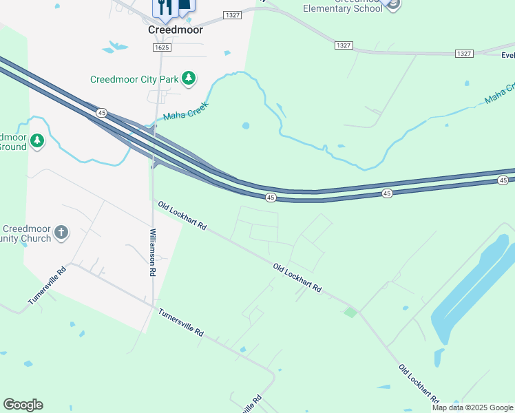 map of restaurants, bars, coffee shops, grocery stores, and more near Texas 45 in Buda