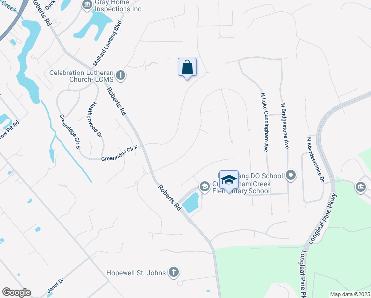 map of restaurants, bars, coffee shops, grocery stores, and more near 140 Village Green Avenue in Jacksonville