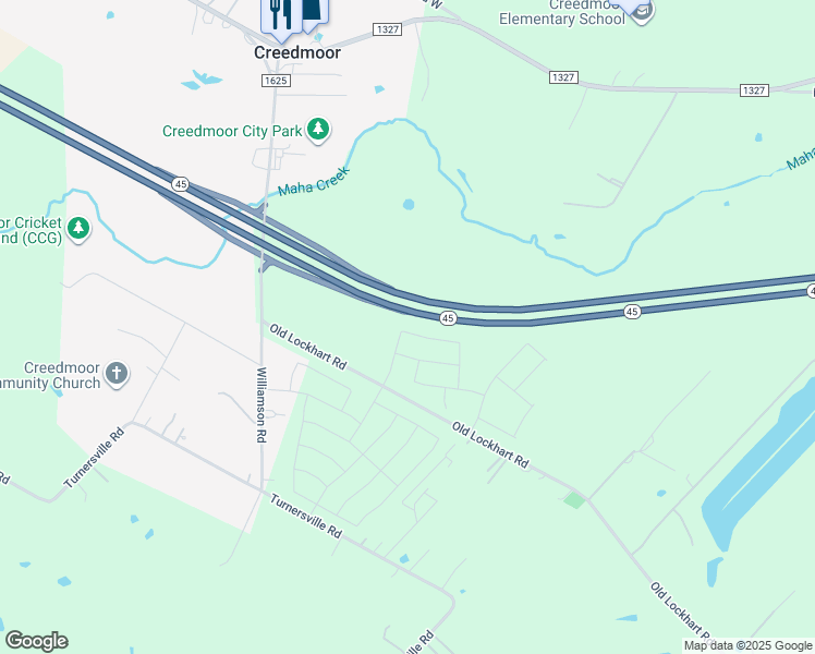 map of restaurants, bars, coffee shops, grocery stores, and more near Texas 45 in Buda