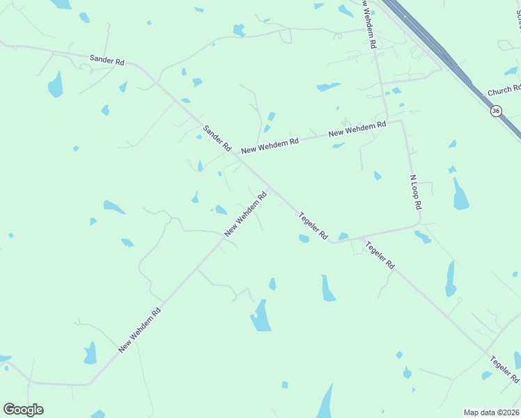 map of restaurants, bars, coffee shops, grocery stores, and more near 11101 Tegeler Road in Brenham