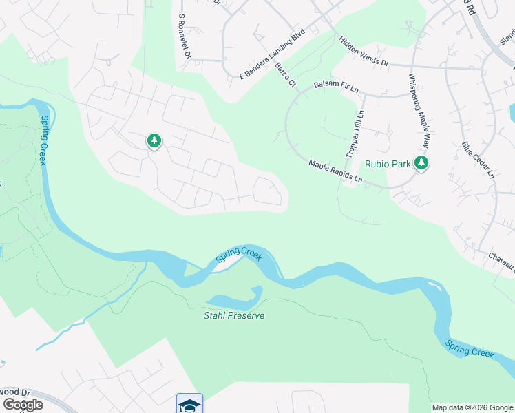 map of restaurants, bars, coffee shops, grocery stores, and more near 28141 Aspen Horizon Drive in The Woodlands