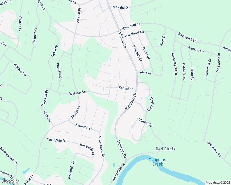 map of restaurants, bars, coffee shops, grocery stores, and more near 103 South Pahihi Drive in Bastrop
