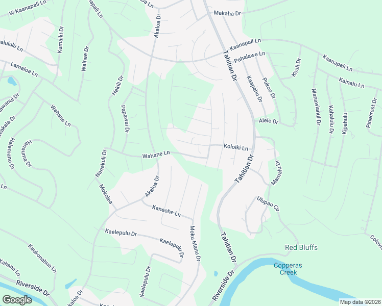 map of restaurants, bars, coffee shops, grocery stores, and more near 116 Wahane Lane in Bastrop