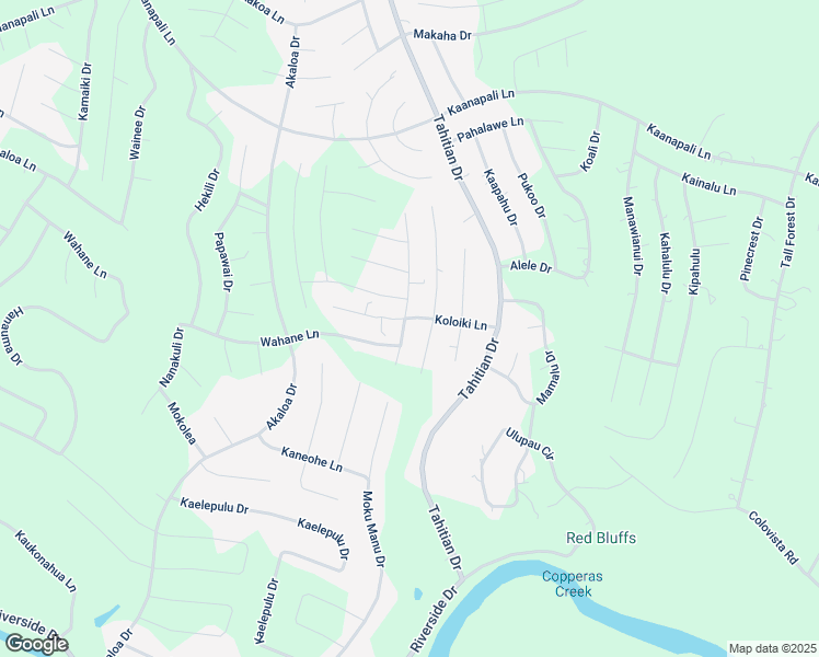 map of restaurants, bars, coffee shops, grocery stores, and more near 103 South Pahihi Drive in Bastrop