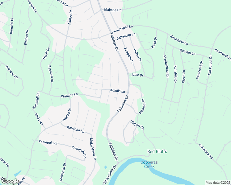 map of restaurants, bars, coffee shops, grocery stores, and more near 102 South Kanaio Drive in Bastrop