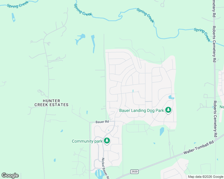 map of restaurants, bars, coffee shops, grocery stores, and more near 22723 Bauer Sky Drive in Hockley