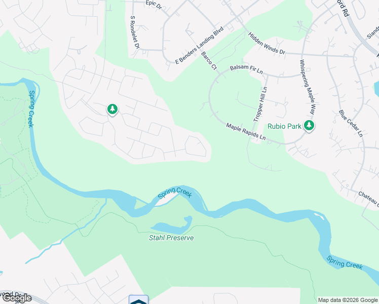map of restaurants, bars, coffee shops, grocery stores, and more near 28141 Aspen Horizon Drive in The Woodlands