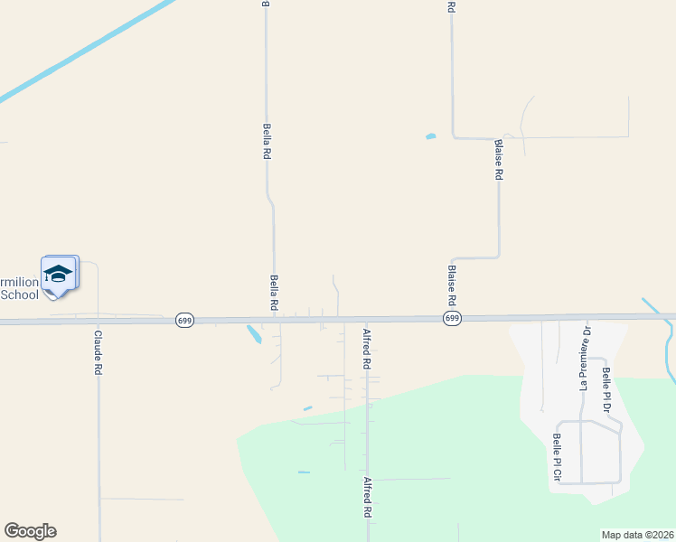 map of restaurants, bars, coffee shops, grocery stores, and more near Highway 699 in Maurice