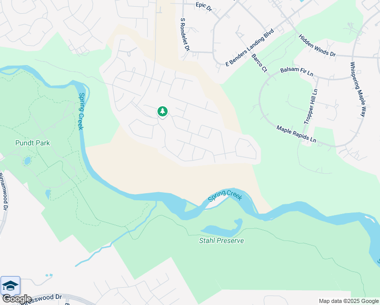 map of restaurants, bars, coffee shops, grocery stores, and more near 27919 Geele Drive in Spring