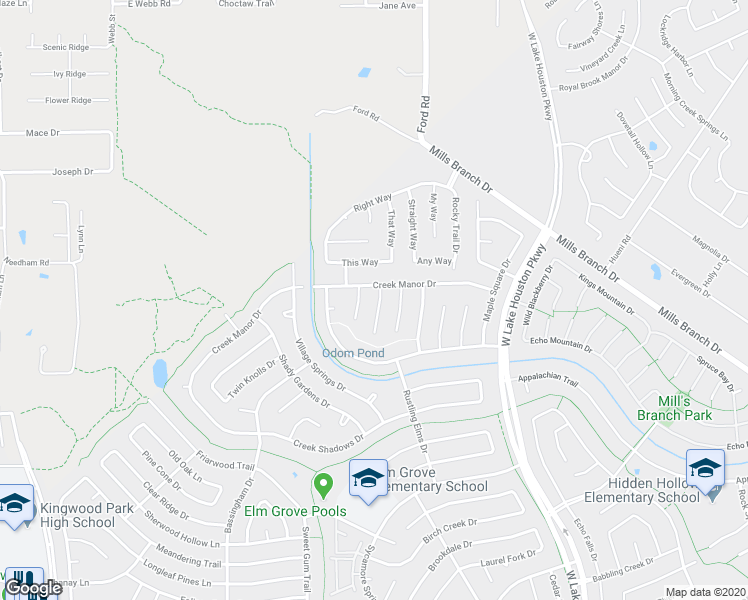 map of restaurants, bars, coffee shops, grocery stores, and more near 5443 Garden Village Drive in Houston