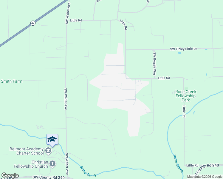 map of restaurants, bars, coffee shops, grocery stores, and more near 320 Southwest Ainsley Glen in Lake City