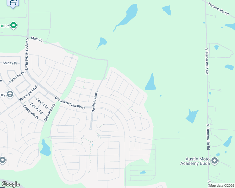map of restaurants, bars, coffee shops, grocery stores, and more near 983 Pepperbark Loop in Buda