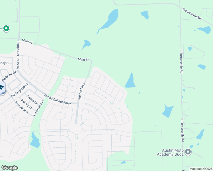 map of restaurants, bars, coffee shops, grocery stores, and more near 146 Longstraw Drive in Buda