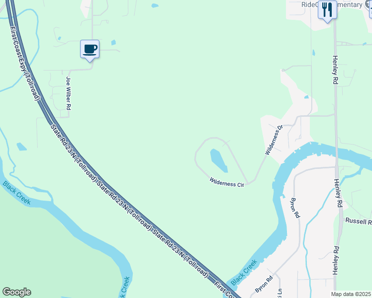 map of restaurants, bars, coffee shops, grocery stores, and more near 3337 Wilderness Circle in Middleburg