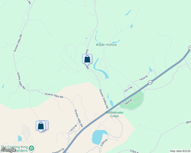 map of restaurants, bars, coffee shops, grocery stores, and more near 3 1423 North in Kerrville