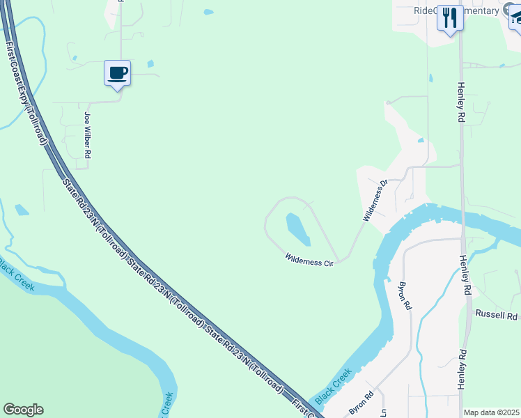 map of restaurants, bars, coffee shops, grocery stores, and more near 3337 Wilderness Circle in Middleburg
