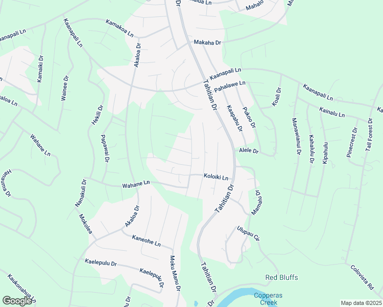 map of restaurants, bars, coffee shops, grocery stores, and more near 113 North Pahihi Drive in Bastrop