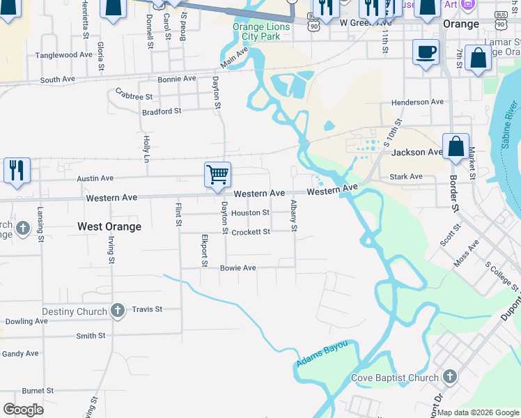map of restaurants, bars, coffee shops, grocery stores, and more near 810 Boston Street in West Orange