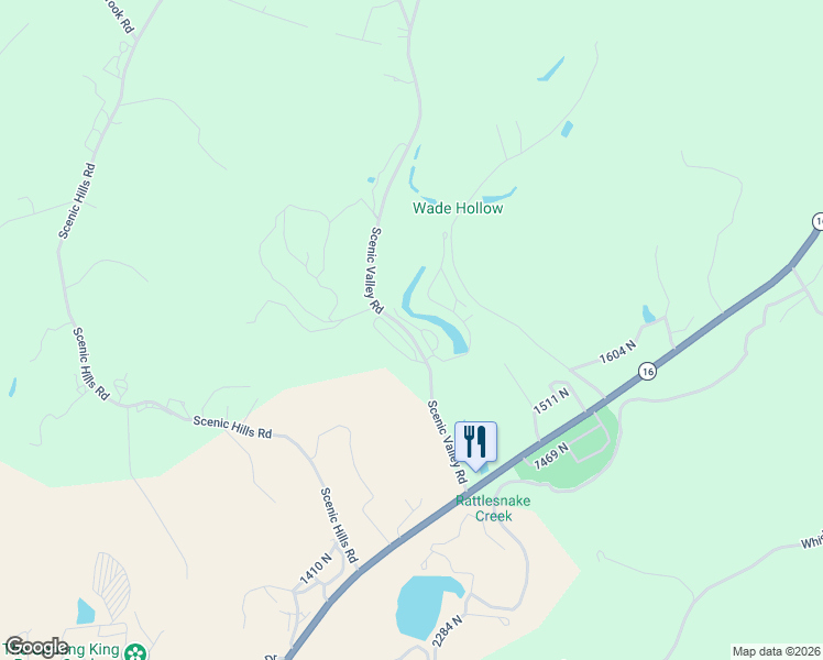 map of restaurants, bars, coffee shops, grocery stores, and more near 3 1423 North in Kerrville