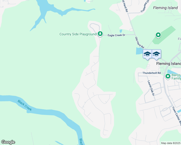 map of restaurants, bars, coffee shops, grocery stores, and more near 1842 Cross Green Way in Fleming Island