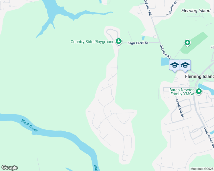 map of restaurants, bars, coffee shops, grocery stores, and more near 1842 Cross Green Way in Orange Park
