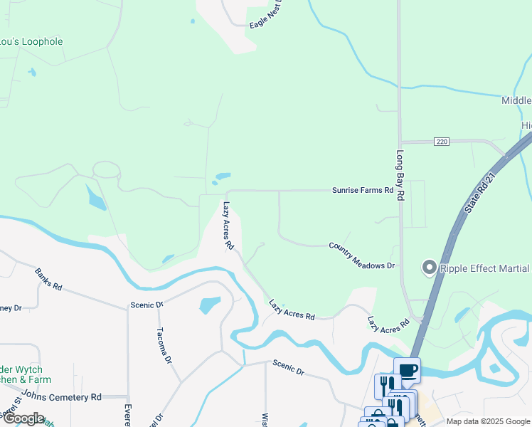 map of restaurants, bars, coffee shops, grocery stores, and more near 4079 Country Meadows Drive in Middleburg