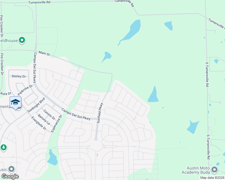 map of restaurants, bars, coffee shops, grocery stores, and more near 110 Pepperbark Loop in Buda