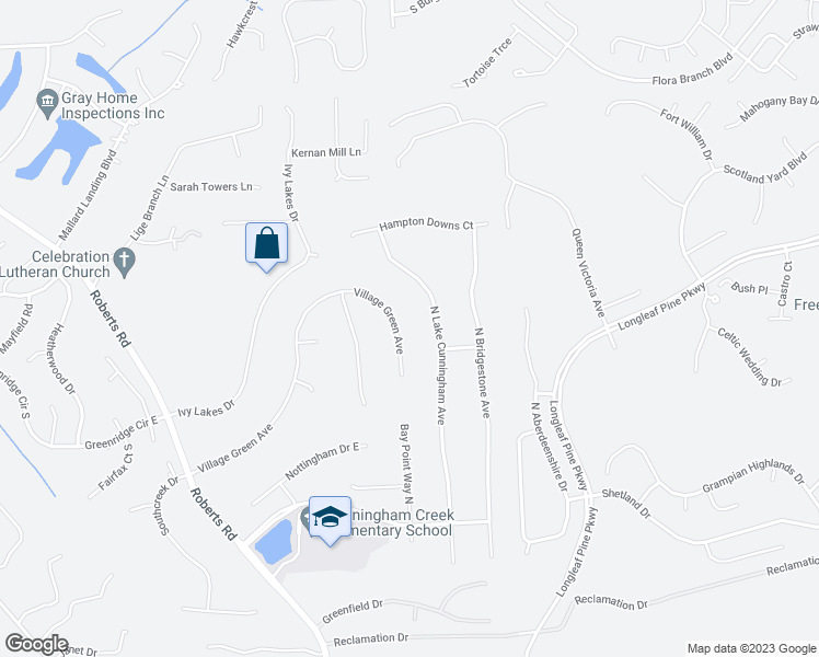 map of restaurants, bars, coffee shops, grocery stores, and more near 272 Village Green Avenue in Saint Johns