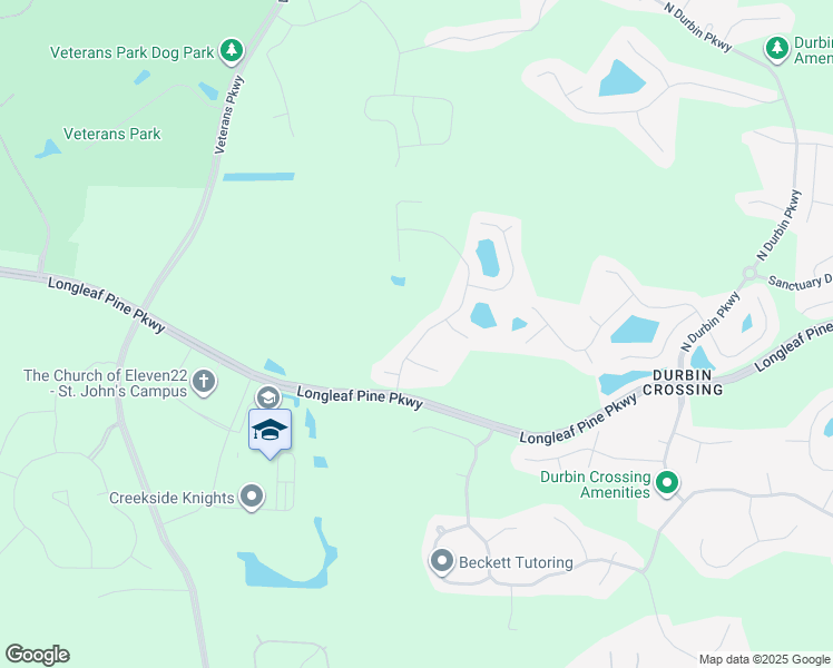 map of restaurants, bars, coffee shops, grocery stores, and more near 149 Tollerton Avenue in Saint Johns