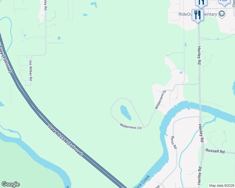 map of restaurants, bars, coffee shops, grocery stores, and more near 3355 Wilderness Circle in Middleburg