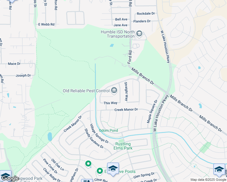 map of restaurants, bars, coffee shops, grocery stores, and more near 5702 Which Way in Houston