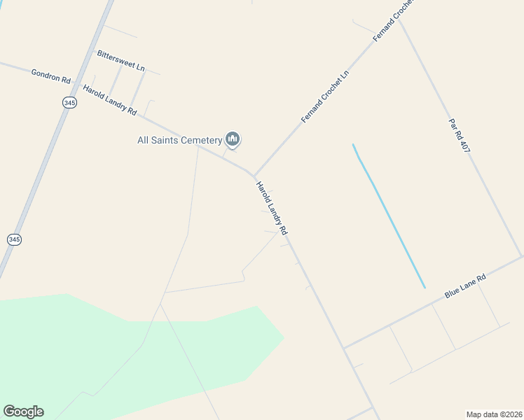 map of restaurants, bars, coffee shops, grocery stores, and more near 9217 Harold Landry Road in New Iberia