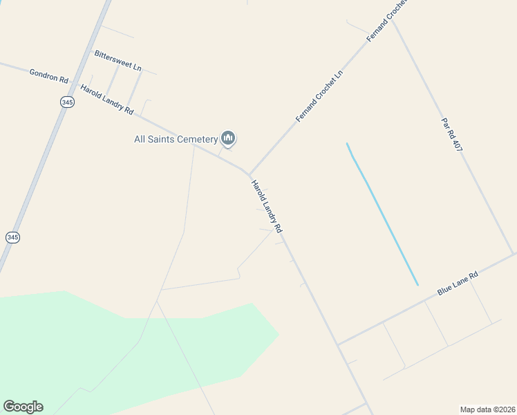 map of restaurants, bars, coffee shops, grocery stores, and more near 9217 Harold Landry Road in New Iberia