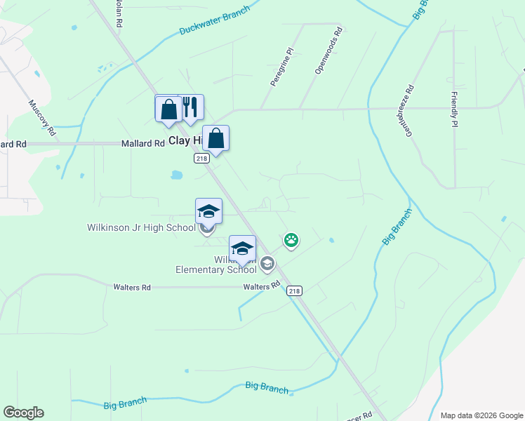 map of restaurants, bars, coffee shops, grocery stores, and more near 1757 Freedom Drive in Middleburg