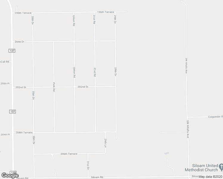 map of restaurants, bars, coffee shops, grocery stores, and more near 2960 202nd Street in Wellborn