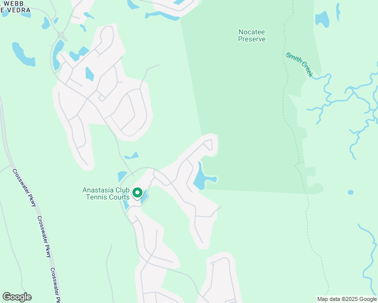 map of restaurants, bars, coffee shops, grocery stores, and more near 223 Woodhurst Drive in Ponte Vedra Beach