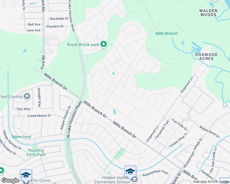 map of restaurants, bars, coffee shops, grocery stores, and more near 5830 Banfield Canyon Lane in Porter