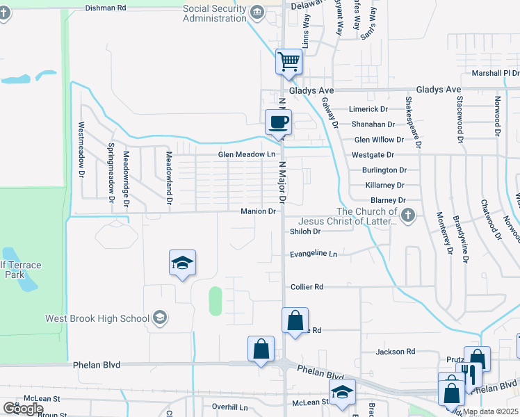 map of restaurants, bars, coffee shops, grocery stores, and more near 948 3rd Street in Beaumont