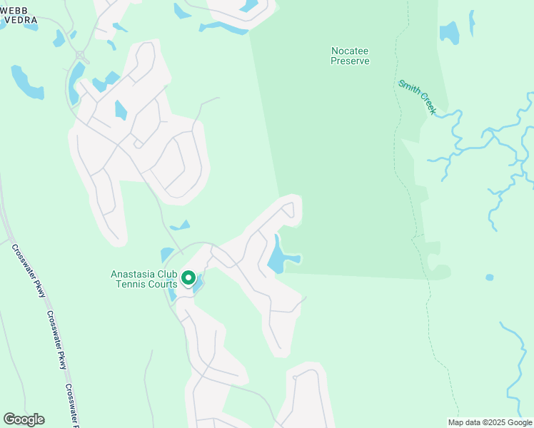 map of restaurants, bars, coffee shops, grocery stores, and more near 223 Woodhurst Drive in Ponte Vedra Beach