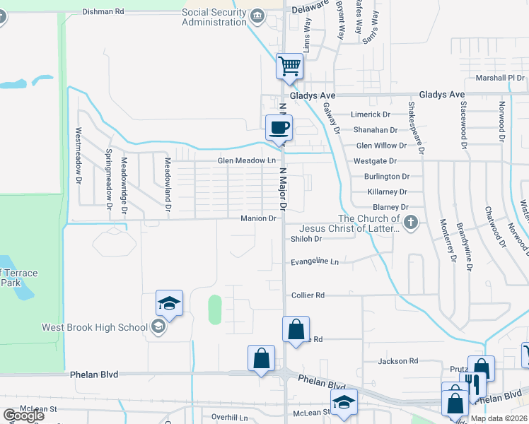 map of restaurants, bars, coffee shops, grocery stores, and more near 948 3rd Street in Beaumont