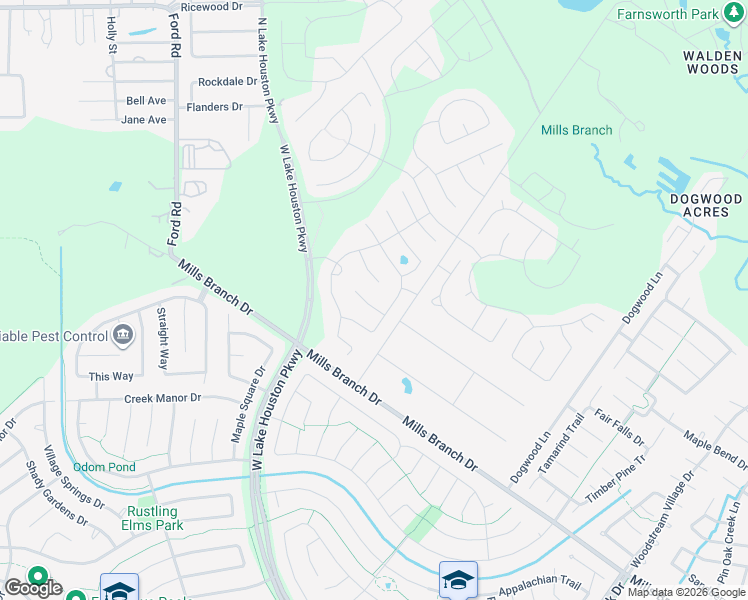 map of restaurants, bars, coffee shops, grocery stores, and more near 3327 Sterling Breeze Lane in Porter